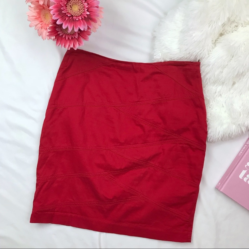 Red Calvin Klein Skirt 2